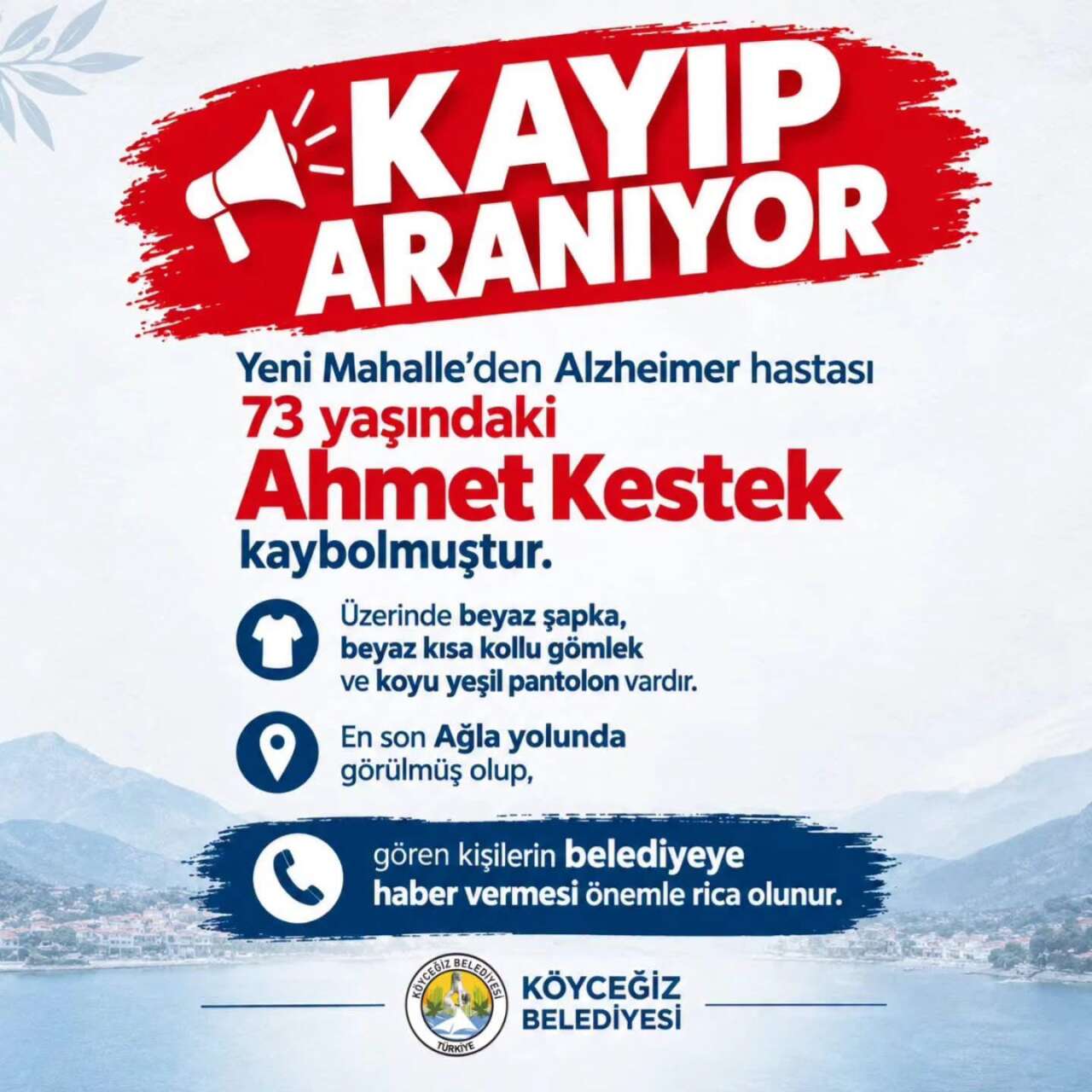 Muğla’da Kaybolan Yaşlı Adamı Bulmak İçin Ekipler Seferber Oldu 3